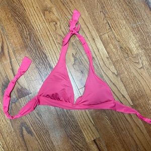 Pink bathing suit top